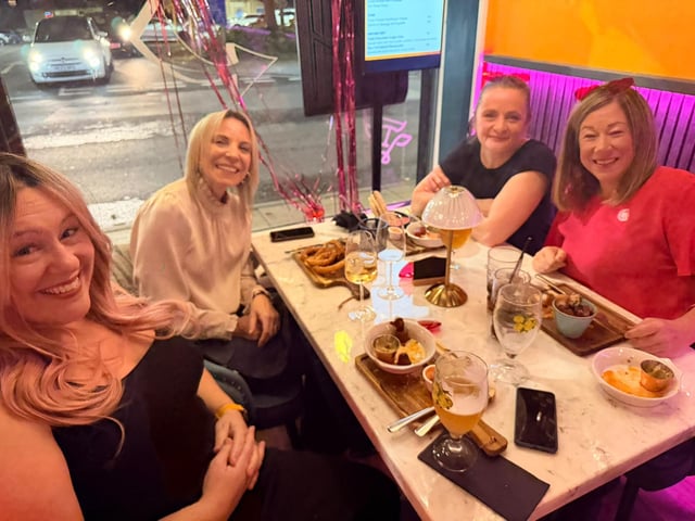 People enjoying themselves at the Meat Drunkery.