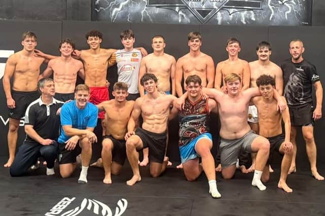 Next year's Shaw Cross Sharks U18s at a recent ‘taster session’.
