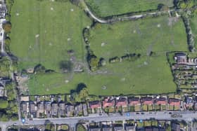 An aerial view of fields off Cliffe Lane in Gomersal. Photo: Google.