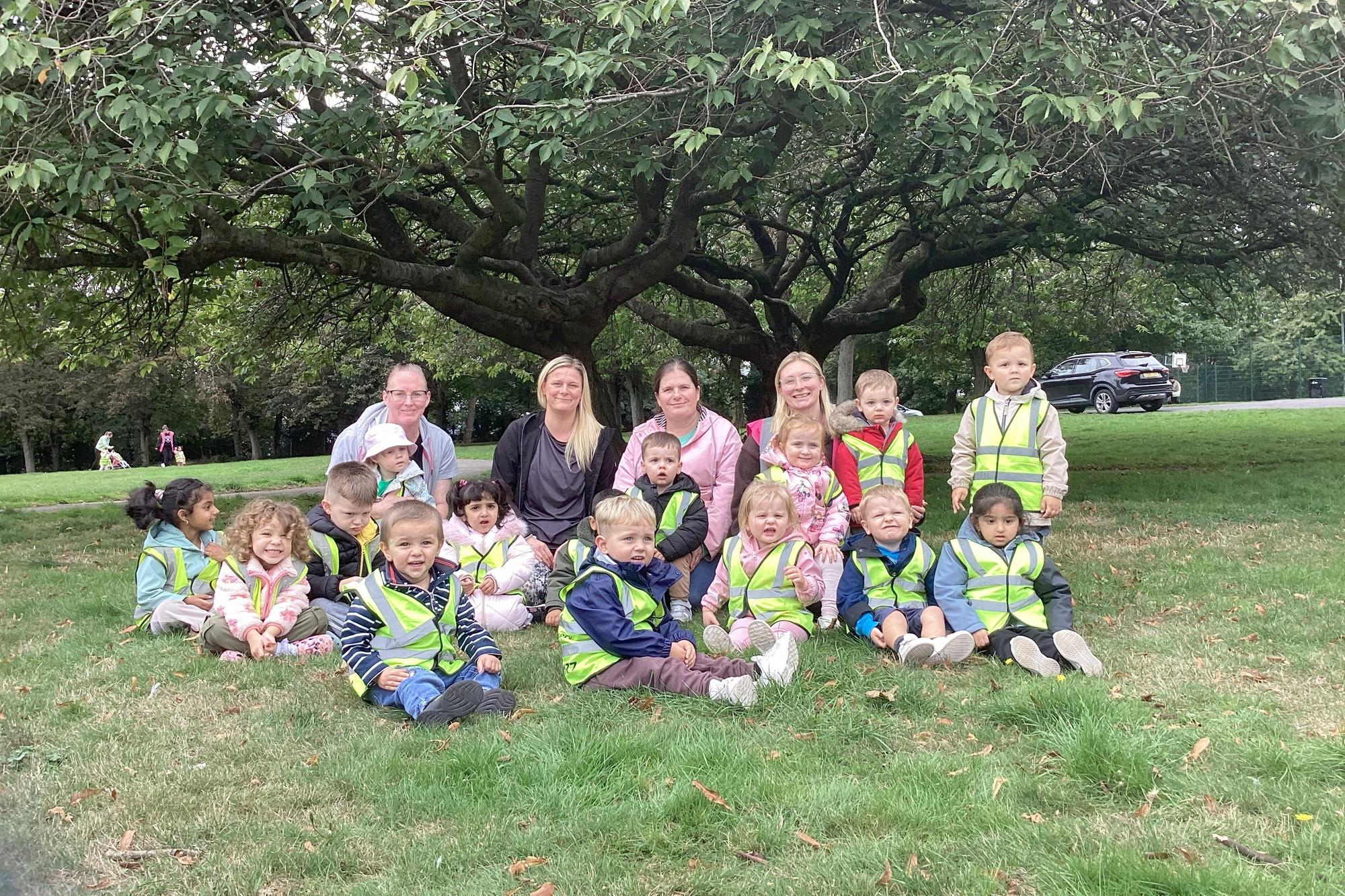 'Little feet can make a big difference': Youngsters at Dewsbury nursery raise 'fantastic' £1,215 for charity