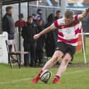 Dale Breakwell was on target with two conversions and a drop-goal in Cleckheaton's narrow win at Doncaster Phoenix.