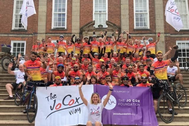 The Jo Cox Way 2022 riders and support team