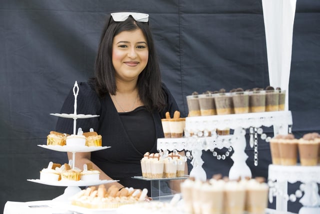 Amaana Nishat with her Bakes By A stall