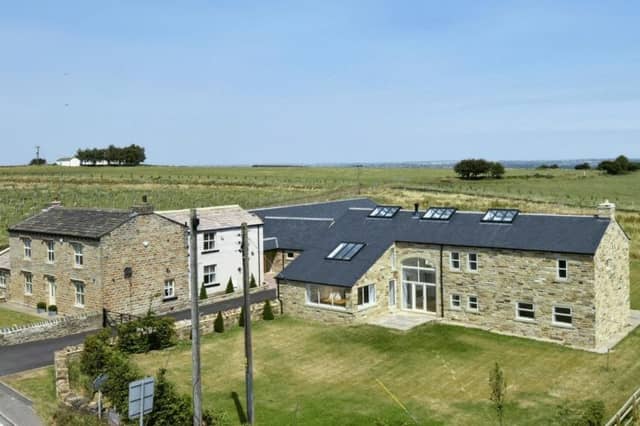 The Barn, Dransfield Hill Farm, Liley Lane, Mirfield is on sale with Wilcock for offers in the region of £1,125,000