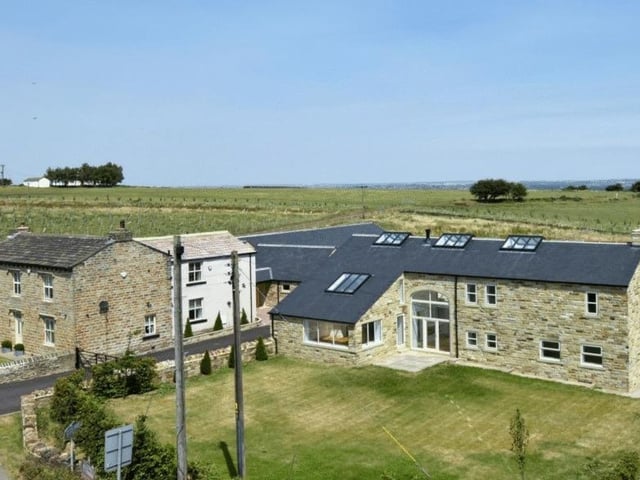 The Barn, Dransfield Hill Farm, Liley Lane, Mirfield is on sale with Wilcock for offers in the region of £1,125,000