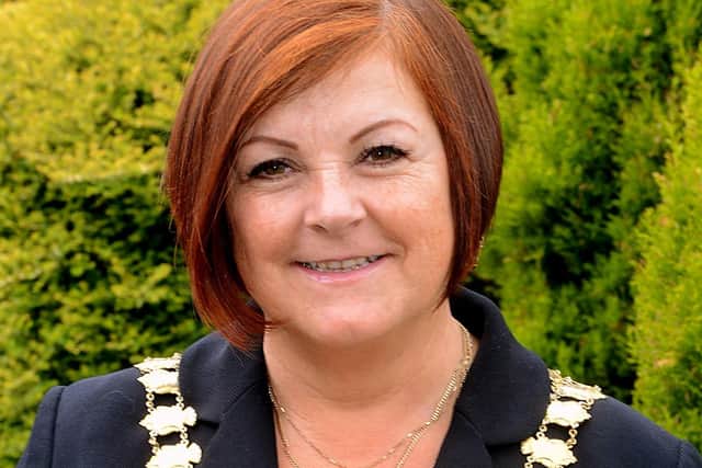 Councillor Vivien Lees-Hamilton, Mayor of Mirfield.