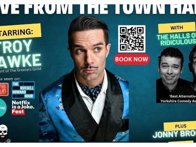 The Greeters' Guild very own Troy Hawke is coming to Dewsbury on Saturday, June 21.