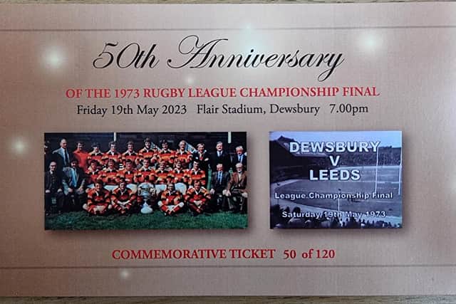 A pair of tickets to attend a special reunion dinner to mark that day in 1973 are up for grabs!