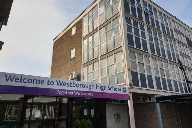 Westborough High School, Stockhill Street, Dewsbury - in need of phase 4 condition and fire safety works, costing £343,000.
