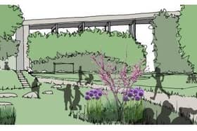 An artist's impression of how the revitalised Spen Bottoms area could look