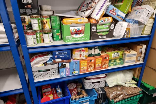 Batley Pet Food Bank currently supports over 30 families.