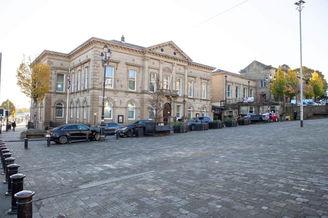 If the bid is successful, a new events space would be created in front of Batley town hall.