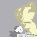 Storm Boelo. Picture: MapTiler/OpenStreetMap contributors