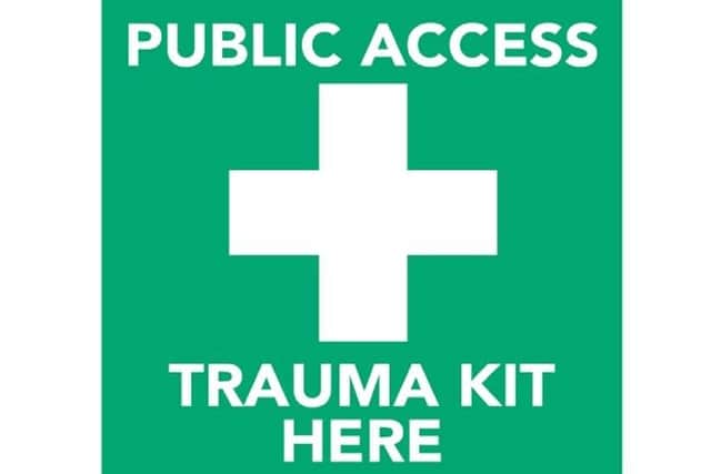 The emergency kits are designed to be used by anyone even if they have not received formal training and will be able to support first aid efforts until emergency services arrive.