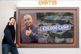 Wasim Saleem, from Batley, received a surprise video call from BOTB presenter Christian Williams who told him he was a Daily Draws Competition winner.