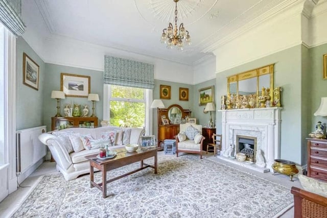The property benefits from four reception rooms.