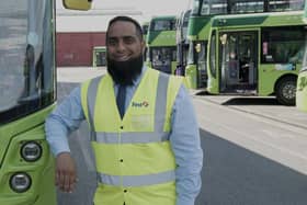Mubarak 'Mubs' Mahmed of First Bus has been awarded the BEM  (Image: First Bus)