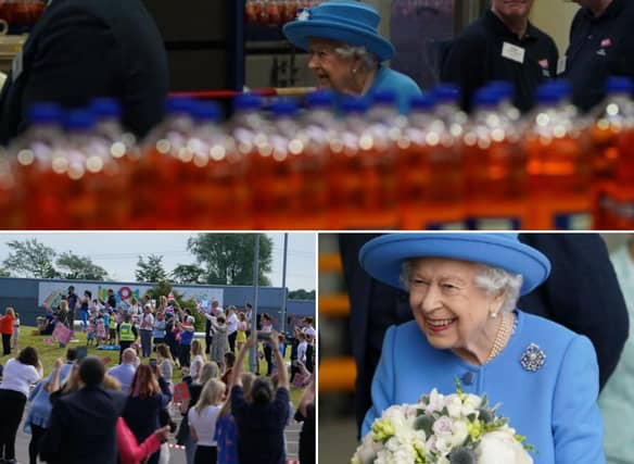 Irn-Bru: Seven pictures of The Queen's visit to Cumbernauld drinks factory with Duke of Cambridge on Scottish tour