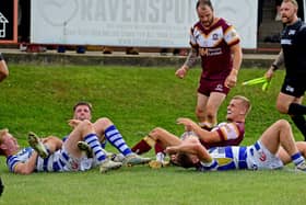 Craig Lingard was full of superlatives for his Batley Bulldogs side after they ruthlessly beat Halifax Panthers 42-0 to go second in the Championship. (Photo credit: Paul Butterfield)