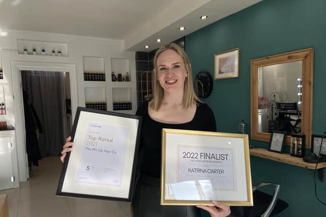 The Pin Up Hair Co, on High Street in Heckmondwike, has been nominated in the finals of the Hair and Beauty Awards 2023 for the second year in a row.