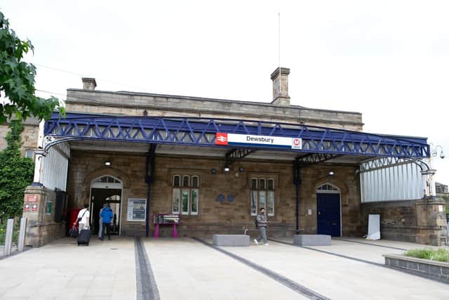 Dewsbury train station.