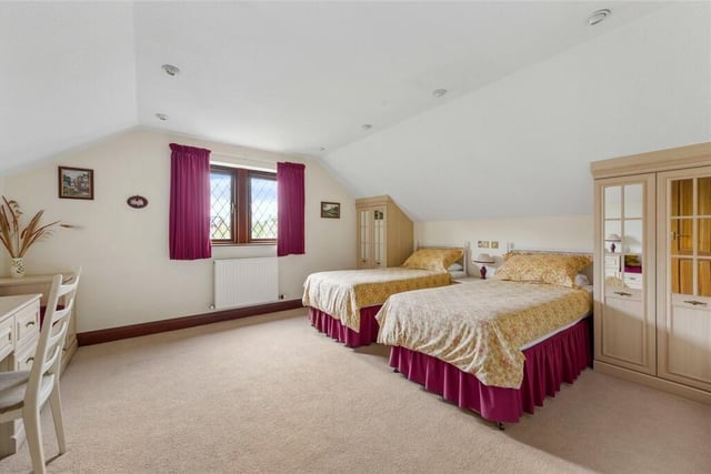 Another of the bedrooms with exceptional space.