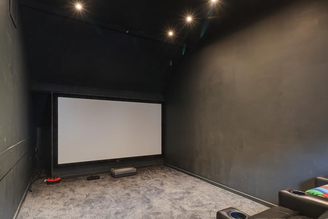 The 'secret' cinema room.