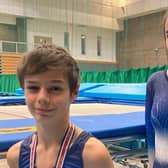 Town Flyers duo Daniel Pellegrina and Maggie Baird competed well in the Yorkshire Schools Championships.