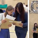 Pupils at Heckmondwike Grammar School celebrate their GCSE results