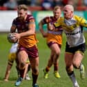 Ben White could miss his first game for Batley Bulldogs after rolling an ankle in last week's win at home to York Knights. Photo by Paul Butterfield.