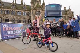 Tracy Brabin, Mayor of West Yorkshire, at the Walk it Ride it campaign launch.