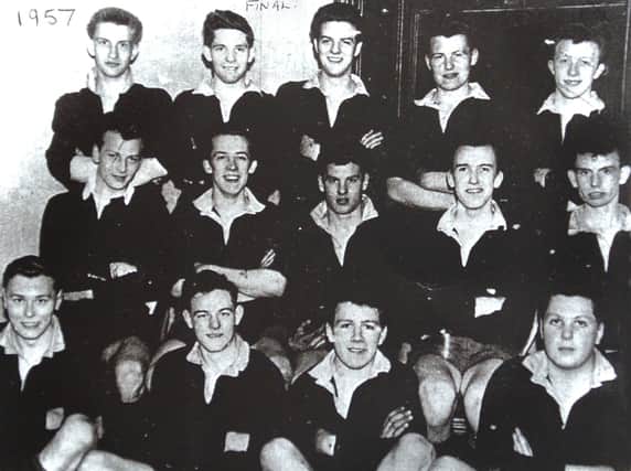 The old Westtown Boy’ Club pictured in 1957. Back row, left to right, Frank Steel, David Stocks, Malcolm Jenkins, Gerard Scaife, Brian Sutcliffe; middle row, Phil Sheridan, Sam Morton, Joe Hepworth (captain) Peter Schofield, Richmond (Biddy) Field; seated, Malcolm Jefford, David Mountain, Arthur Keegan and Roger Crabtree.