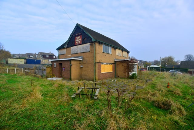 The Wasp Nest Pub on Nab Lane in Mirfield before its closure in 2011.