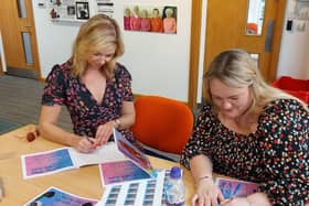 Sally Titherington and Rebecca Price, of Diamond Wood Community Academy, held a book signing session last month at the Greenwood Centre, Ravensthorpe.