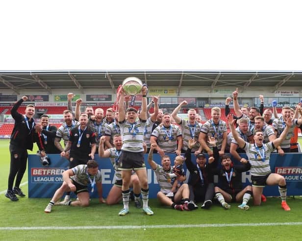 Dewsbury Rams lifted the League One title in 2023