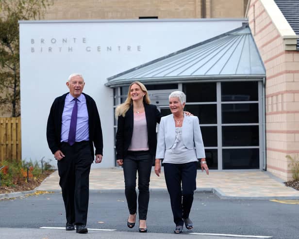 Kim Leadbeater, now the Batley and Spen MP, and her parents, Jean and Gordon Leadbeater, unveiled a plaque to officially open the Bronte Birth Centre at Dewsbury and District Hospital in October 2016
