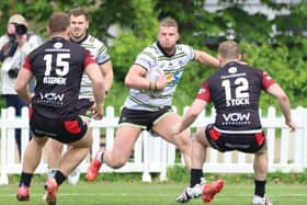 Dewsbury Rams’ heroic 2023 Challenge Cup journey was ended by London Broncos despite a courageous display in the capital. (Photo credit: Thomas Fynn)