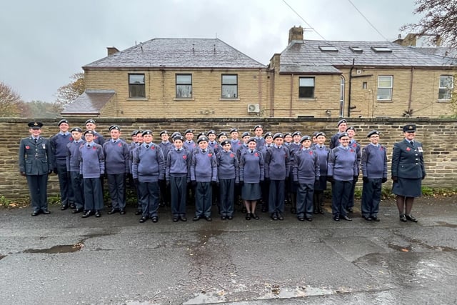 The youngsters braved the weather conditions as they paid their respects to those who have died in military conflicts at a number of parades, services and events in North Kirklees