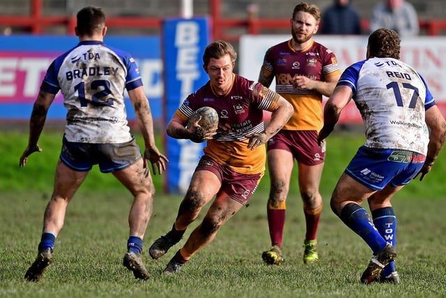 Action from Batley Bulldogs’ third round Challenge Cup win over Workington Town.