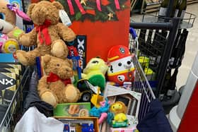Tesco in Cleckheaton organised a collection of toys in store