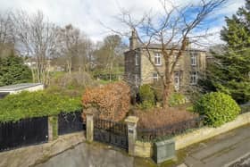 The house within its impressive grounds is for sale at £425,000.