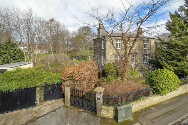 The house within its impressive grounds is for sale at £425,000.