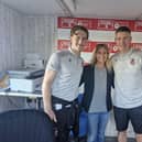 Kim Leadbeater MP met with players, coaches, officials and volunteers of Liversedge FC during a visit.