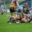 Batley lost their third successive game at the start of the Championship season at Halifax Panthers last Sunday. Photo by Simon Hall.
