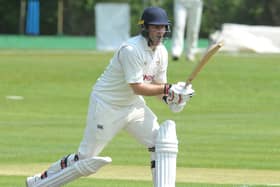 Opener Sam Frankland scored 98 for Woodlands in their Heavy Woollen Cup semi.