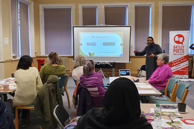 Batley Library played host to a writing workshop as part of the Great Winter Get Together