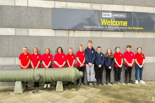 The cadets enjoyed a trip to the Royal Armouries Museum in Leeds