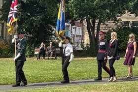 People gathered in Cleckheaton last Saturday to mark Armed Forces Day.