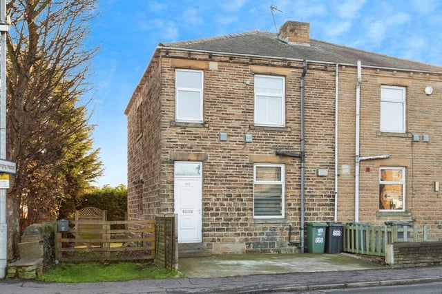 This home on Leeds Road, Shaw Cross, is on sale with William H. Brown priced £95,000.