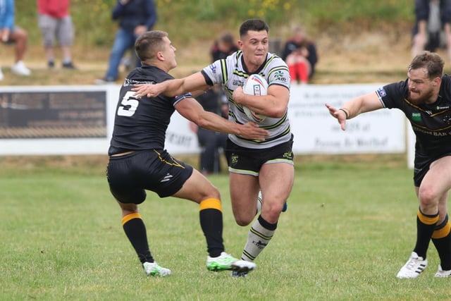 1. Action from Dewsbury Rams' 30-6 win in Cornwall